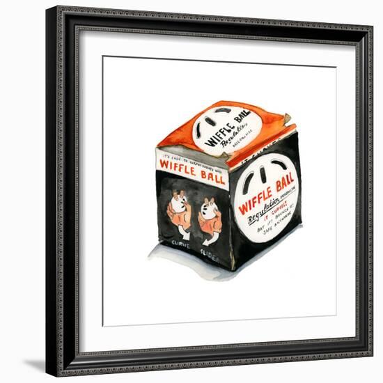 Regulation Wiffleball-Stacy Milrany-Framed Art Print