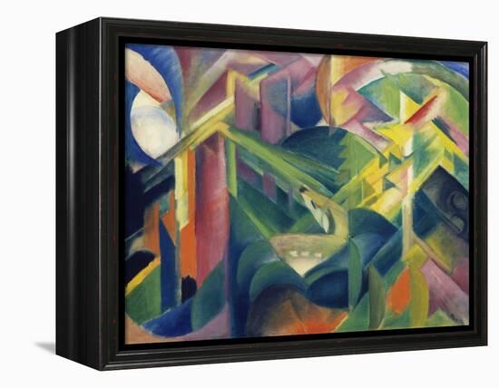 Reh Im Klostergarten, 1912-Franz Marc-Framed Premier Image Canvas