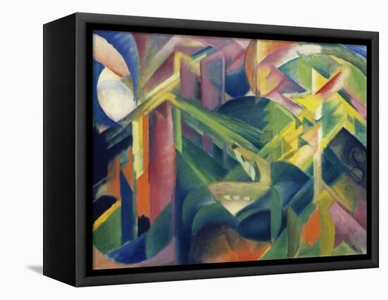 Reh Im Klostergarten, 1912-Franz Marc-Framed Premier Image Canvas