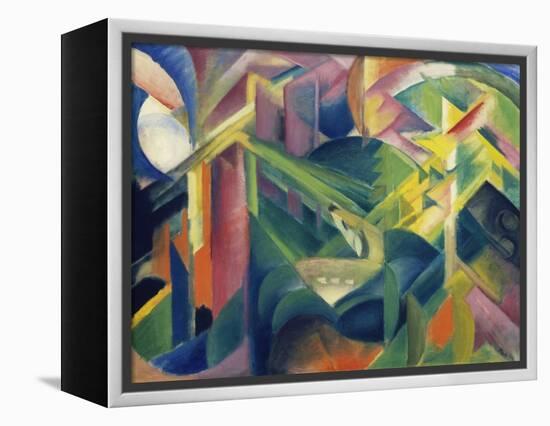 Reh Im Klostergarten, 1912-Franz Marc-Framed Premier Image Canvas