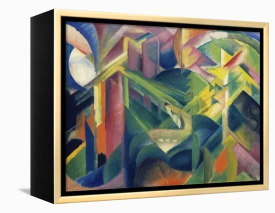 Reh Im Klostergarten, 1912-Franz Marc-Framed Premier Image Canvas