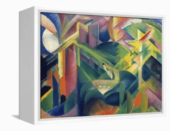 Reh Im Klostergarten, 1912-Franz Marc-Framed Premier Image Canvas