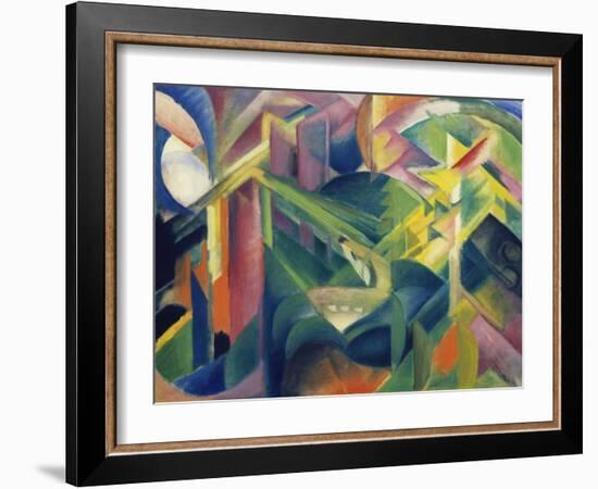 Reh Im Klostergarten, 1912-Franz Marc-Framed Giclee Print