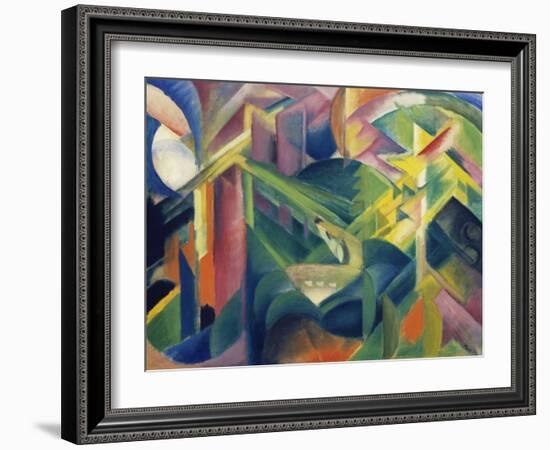 Reh Im Klostergarten, 1912-Franz Marc-Framed Giclee Print