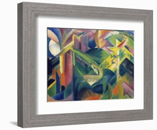 Reh Im Klostergarten, 1912-Franz Marc-Framed Giclee Print