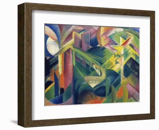 Reh Im Klostergarten, 1912-Franz Marc-Framed Giclee Print