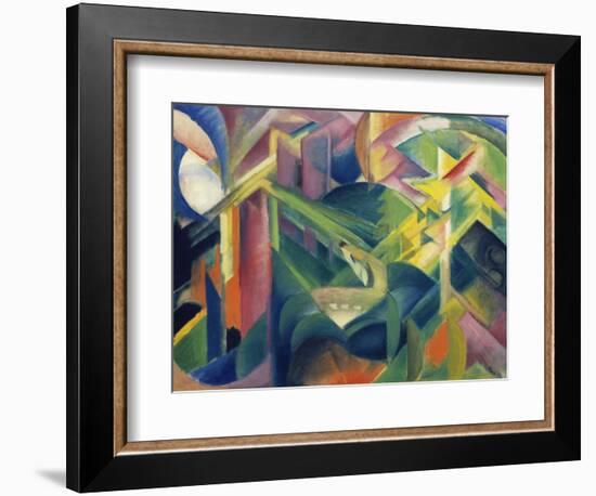 Reh Im Klostergarten, 1912-Franz Marc-Framed Giclee Print