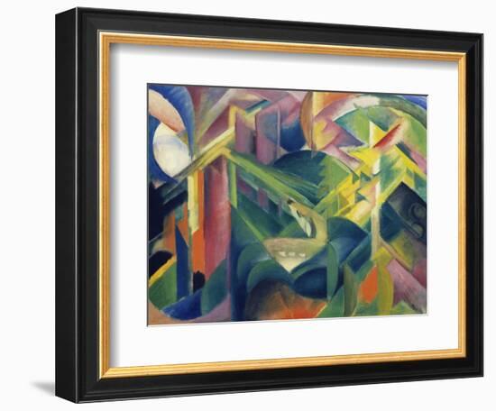 Reh Im Klostergarten, 1912-Franz Marc-Framed Giclee Print