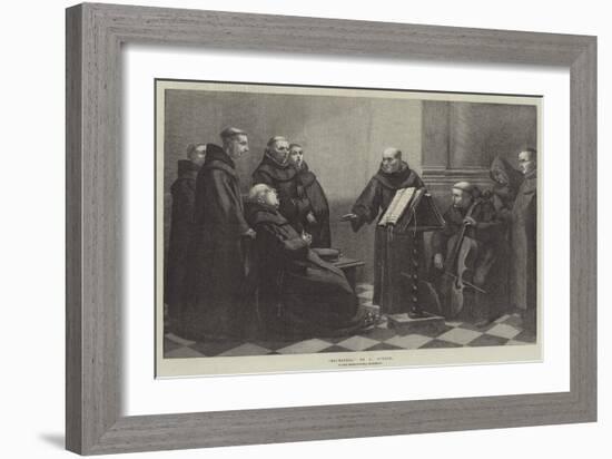 Rehearsal, in the International Exhibition-null-Framed Giclee Print