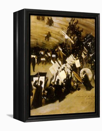 Rehearsal of the Pasdeloup Orchestra at the Cirque D’ Hiver, 1876-John Singer Sargent-Framed Premier Image Canvas