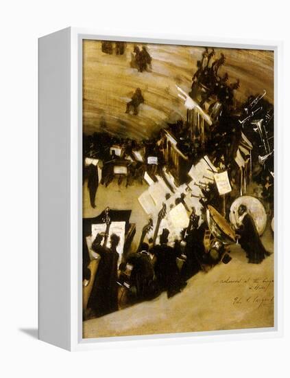 Rehearsal of the Pasdeloup Orchestra at the Cirque D’ Hiver, 1876-John Singer Sargent-Framed Premier Image Canvas