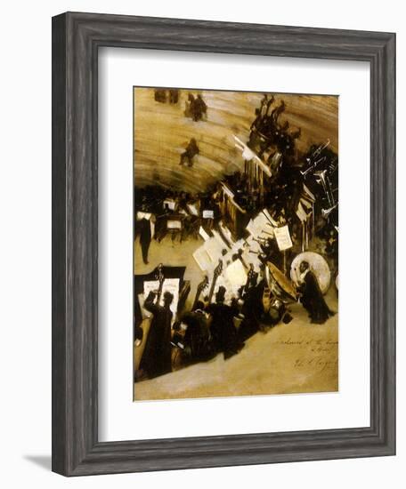 Rehearsal of the Pasdeloup Orchestra at the Cirque D’ Hiver, 1876-John Singer Sargent-Framed Giclee Print
