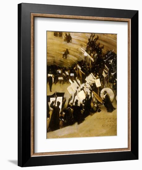 Rehearsal of the Pasdeloup Orchestra at the Cirque D’ Hiver, 1876-John Singer Sargent-Framed Giclee Print