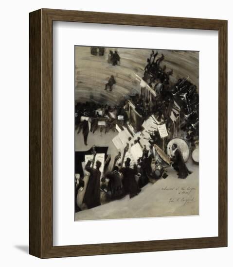Rehearsal of the Pasdeloup Orchestra at the Cirque d'Hiver, about 1879–80-John Singer Sargent-Framed Art Print