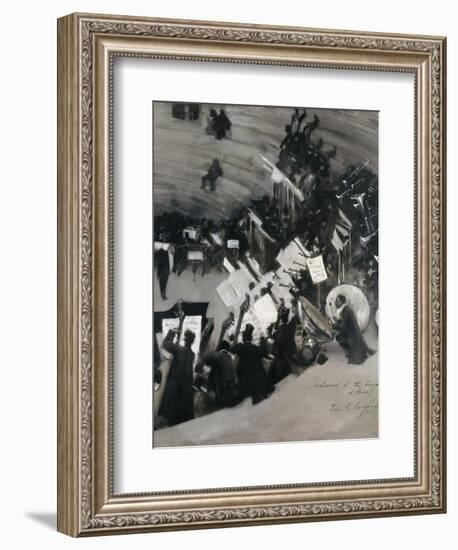 Rehearsal of the Pasdeloupe Orchestra-John Singer Sargent-Framed Giclee Print