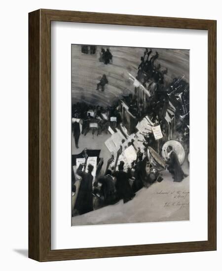 Rehearsal of the Pasdeloupe Orchestra-John Singer Sargent-Framed Giclee Print