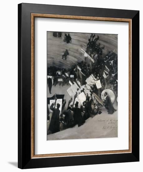 Rehearsal of the Pasdeloupe Orchestra-John Singer Sargent-Framed Giclee Print