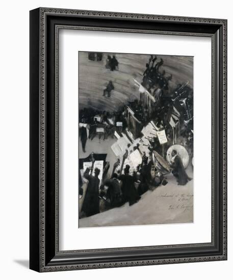 Rehearsal of the Pasdeloupe Orchestra-John Singer Sargent-Framed Giclee Print