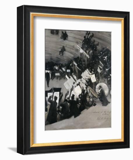 Rehearsal of the Pasdeloupe Orchestra-John Singer Sargent-Framed Giclee Print