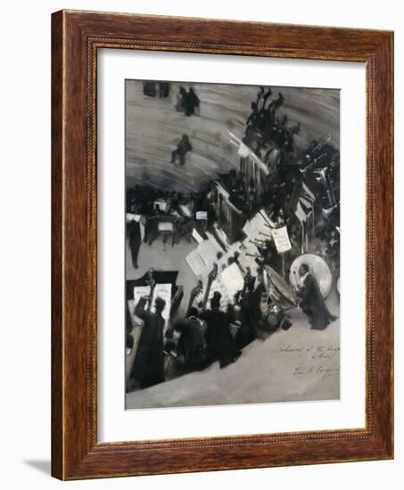 Rehearsal of the Pasdeloupe Orchestra-John Singer Sargent-Framed Giclee Print