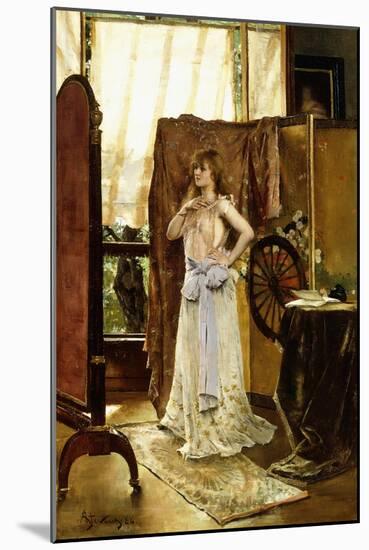 Rehearsing, 1888-Alfred Emile Léopold Stevens-Mounted Giclee Print