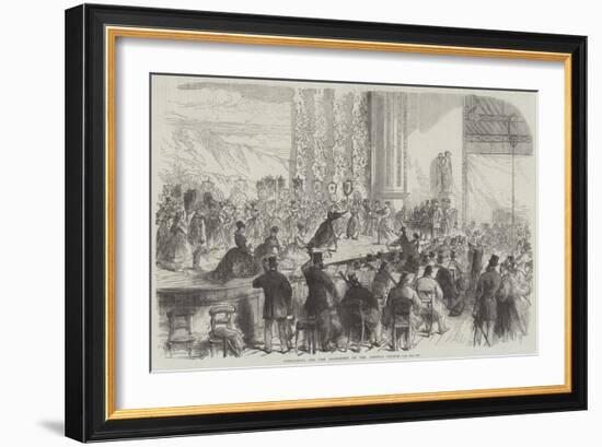 Rehearsing for the Pantomime at the Crystal Palace-Charles Robinson-Framed Giclee Print