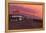 Rehoboth Beach, Delaware - Dolles and Sunset-Lantern Press-Framed Stretched Canvas