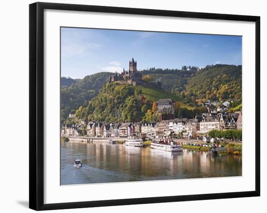 Reichsburg Castel, Cochem, Moselle River, Rhineland-Palatinate, Germany, Europe-Gavin Hellier-Framed Photographic Print