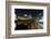 Reichstag Building at Night, Government District Berlin, 'Jakob-Kaiser-Haus'-Christian Hikade-Framed Photographic Print