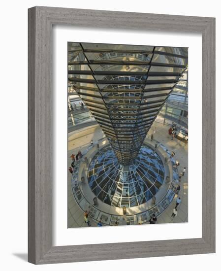 Reichstag Building, Designed by Sir Norman Foster, Berlin, Germany-Neale Clarke-Framed Photographic Print