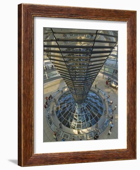 Reichstag Building, Designed by Sir Norman Foster, Berlin, Germany-Neale Clarke-Framed Photographic Print