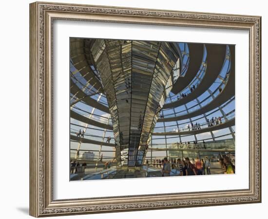 Reichstag Building, Designed by Sir Norman Foster, Berlin, Germany-Neale Clarke-Framed Photographic Print