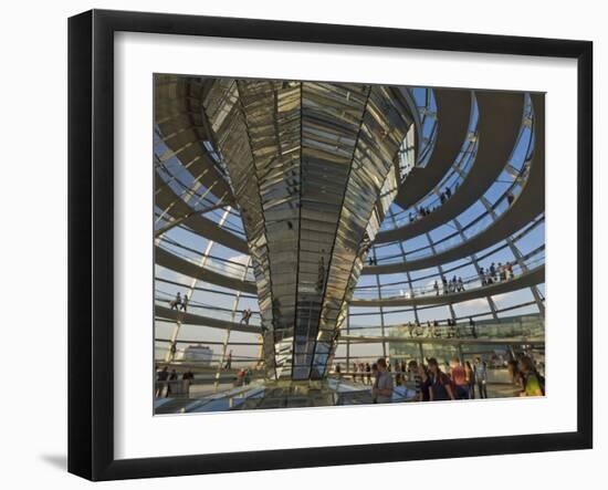 Reichstag Building, Designed by Sir Norman Foster, Berlin, Germany-Neale Clarke-Framed Photographic Print