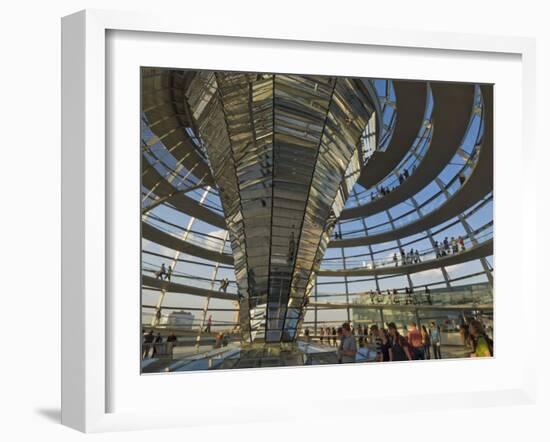 Reichstag Building, Designed by Sir Norman Foster, Berlin, Germany-Neale Clarke-Framed Photographic Print