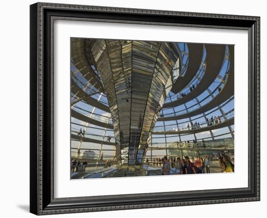 Reichstag Building, Designed by Sir Norman Foster, Berlin, Germany-Neale Clarke-Framed Photographic Print