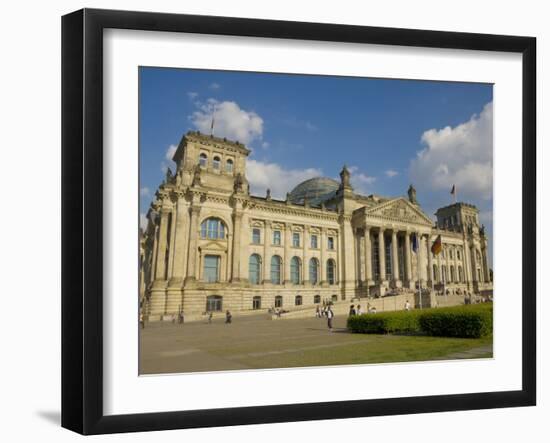 Reichstag Parliament Building, Berlin, Germany, Europe-Neale Clarke-Framed Photographic Print