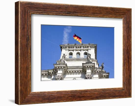 Reichstag. Parliament Building. Berlin. Germany-Tom Norring-Framed Photographic Print