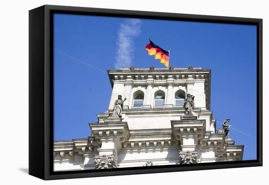 Reichstag. Parliament Building. Berlin. Germany-Tom Norring-Framed Premier Image Canvas