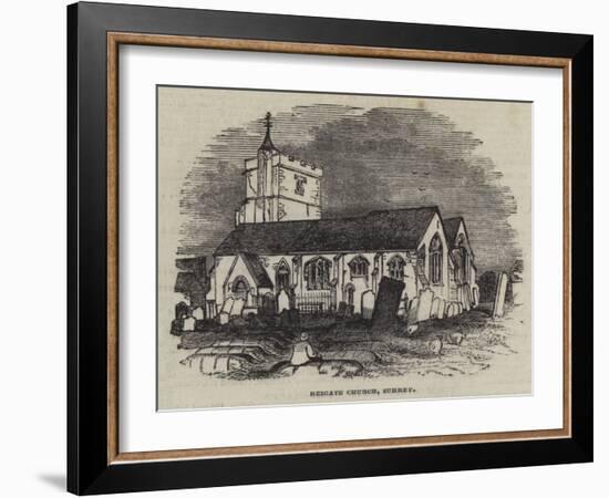 Reigate Church, Surrey-null-Framed Premium Giclee Print