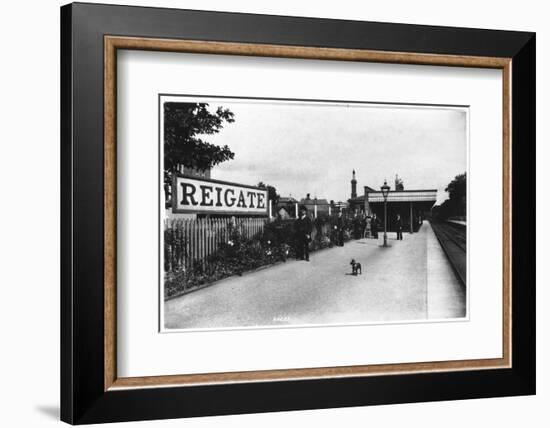 Reigate Station, Surrey-null-Framed Photographic Print