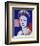 Reigning Queens: Queen Elizabeth II of the United Kingdom, 1985 (blue)-Andy Warhol-Framed Art Print