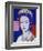 Reigning Queens: Queen Elizabeth II of the United Kingdom, 1985 (blue)-Andy Warhol-Framed Giclee Print