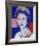 Reigning Queens: Queen Elizabeth II of the United Kingdom, 1985 (blue)-Andy Warhol-Framed Giclee Print