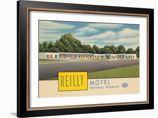 Reilly Motel, Greybull, Wyoming-null-Framed Premium Giclee Print