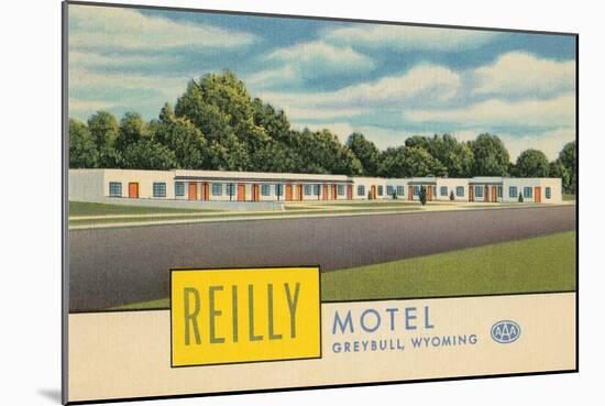 Reilly Motel, Greybull, Wyoming-null-Mounted Art Print