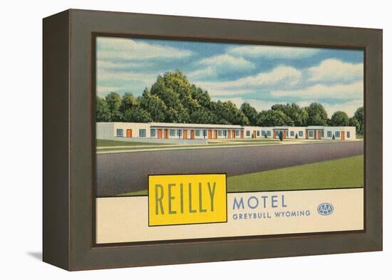 Reilly Motel, Greybull, Wyoming-null-Framed Stretched Canvas