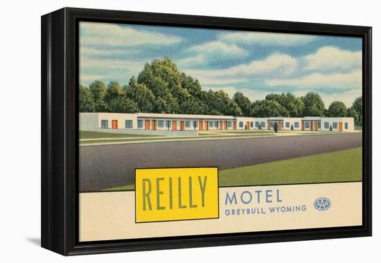 Reilly Motel, Greybull, Wyoming-null-Framed Stretched Canvas