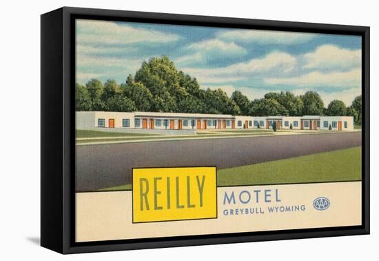 Reilly Motel, Greybull, Wyoming-null-Framed Stretched Canvas