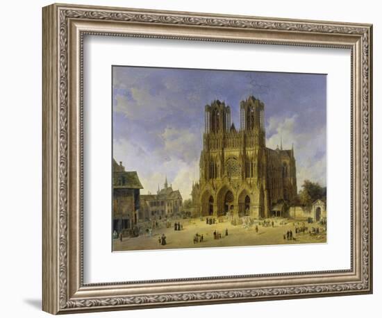 Reims Cathedral, 1833-Domenico Quaglio-Framed Giclee Print