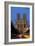 Reims Cathedral at dusk in Champagne France-Charles Bowman-Framed Photographic Print